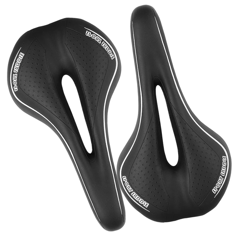 Mountainbike-Sattel, weich, atmungsaktiv, leicht zu ersetzen, bequem zu entfernen, langlebig, für Outdoor-Sporttraining, Fahrradtour – Detail 1