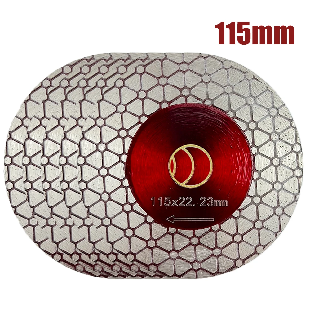 

2/5 шт. 115*22,23 мм вакуумная пайка алмазной пилы для резки стали/металла/каменного/чужина и т. д. многофункциональное паяльное пильное полотно