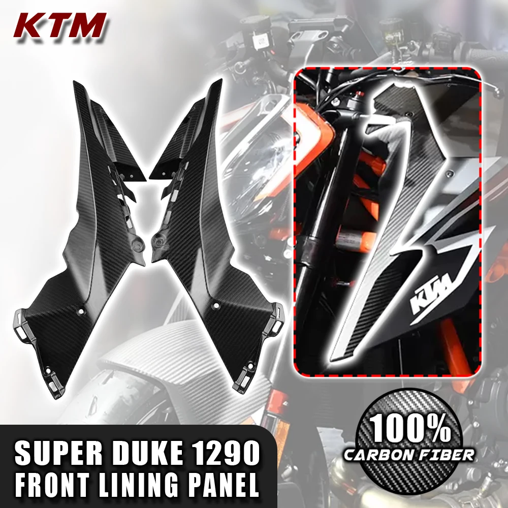 

For KTM Superduke 1290 2020 2022 100% 3K Dry Carbon Fiber Right Panel Fairing Motorcycle Body Parts kit Accessories Fairings