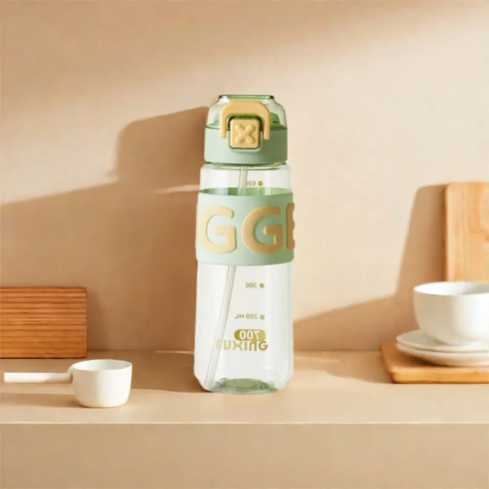 

Convenient Plastic Straw Water Cup Cute Creative Water Bottle Portable Heat-resistant Tea Kettle Kid