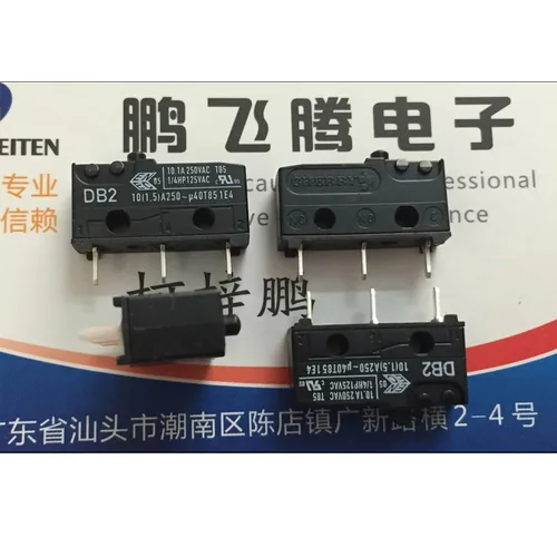 Imagen 2 del producto 1 Uds Original alemán CHERRY DB2 DB2C-C1AA micro interruptor límite de carrera botón de Reinicio 3 pines 10.1A