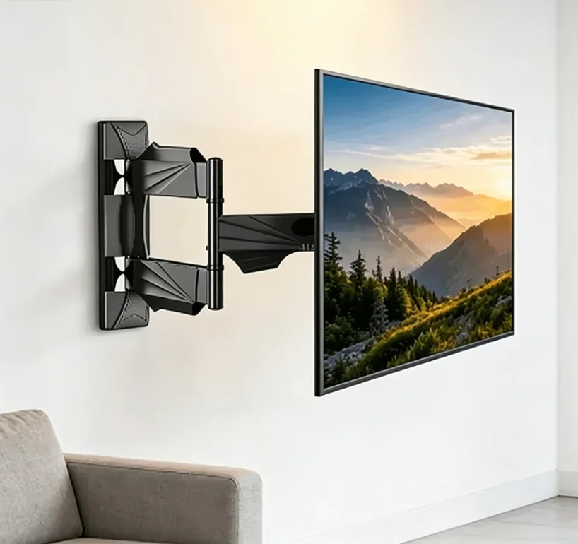 Full Motion Adjustable TV Wall Mount Bracket Heavy Duty Steel VESA 32 40 42 50 55 Inch For Living Room Bedroom