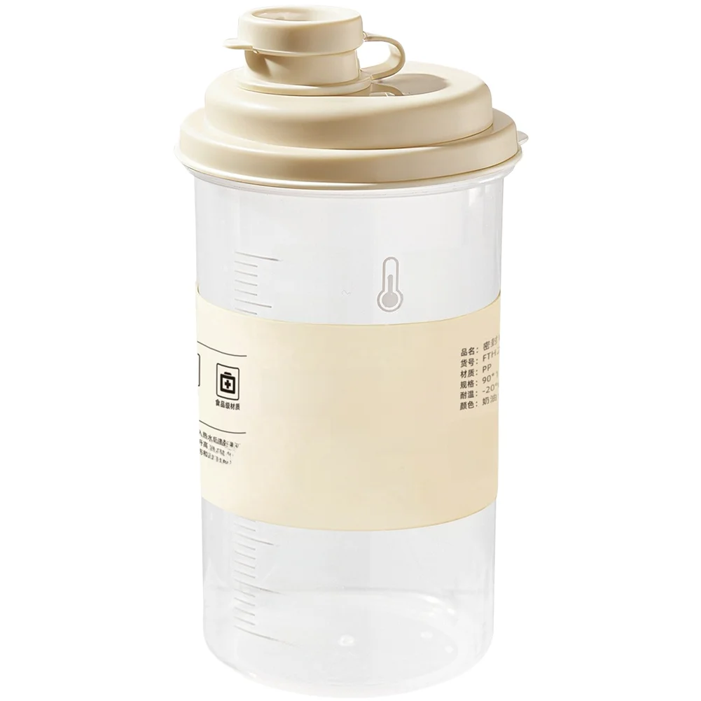 540ml Storage Bottle with Accurate Measurement Markings for Daily Meal Prep Supports Microwave and Refrigeration Use