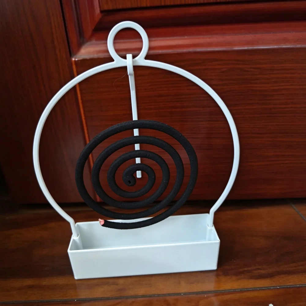 Mosquito Holder Art Incense Burner With Ash Tray Anti-scald Plastic Stand For Home Indoor Outdoor Use