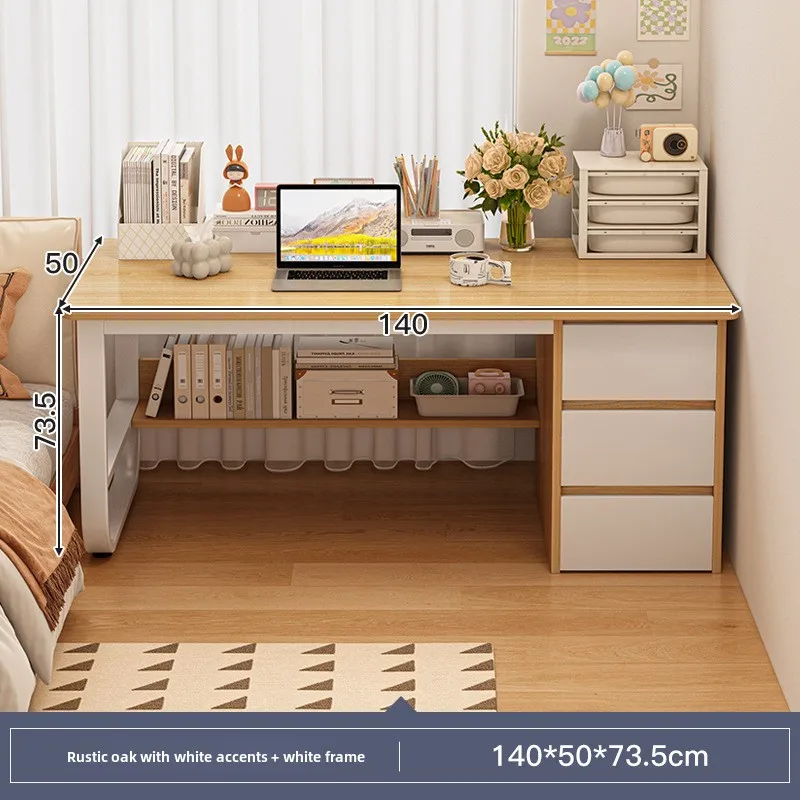 

Exquisite Desk student small apartment bedroom simple with drawers writing desk study desktop office computer desk