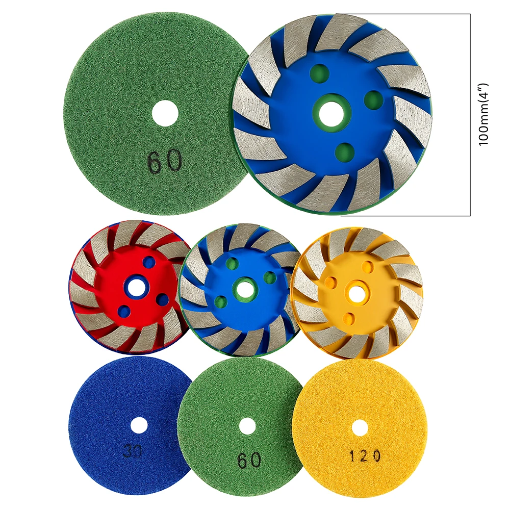 

LOZLIN Diamond Segment Grinding Cup Wheel Disc for Concrete Granite Stone Ceramic Grinding Cutting Wheel for Angle Grinder