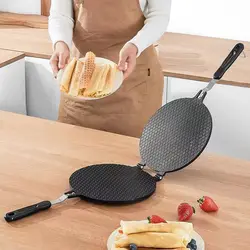 Non-Stick Egg Roll Mode Omelet Waffles for The Baking Pan Cake Aluminium Alloy Bakeware Crispy Machine Omelet Mold Bakeware Tool