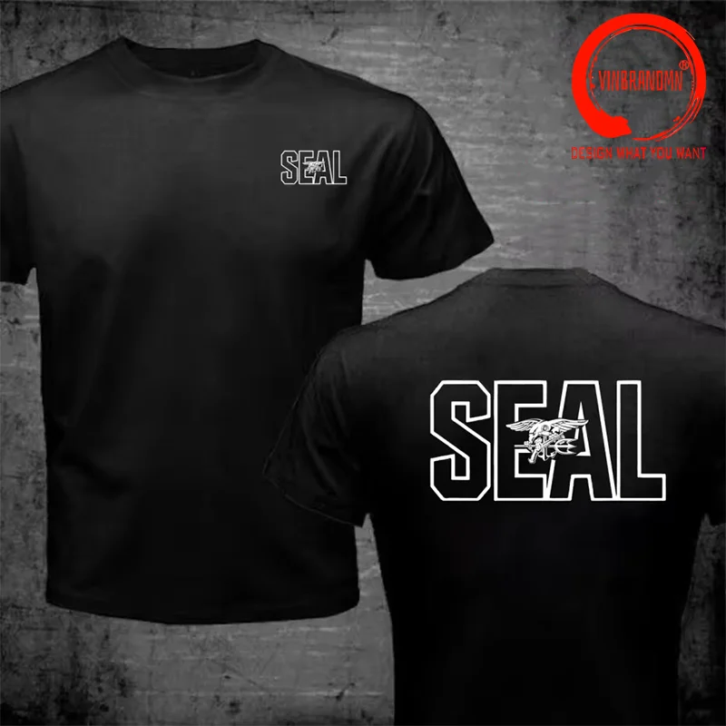 Seal Special Operations Force Naval Seals T Shirt Men Fashion Trendy Casual Clothing Stylish Tops Tee Shirt Men's Leisure Tshirt