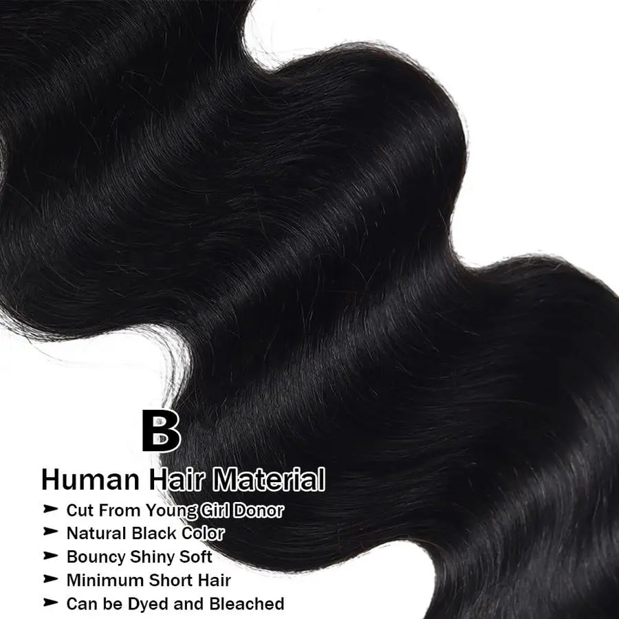 Body Wave Bundles Human Hair 18 20 22 Inch 100 Unprocessed Brazilian Virgin Human Hair Bundles Weave 3 Bundle Hair Extensions fo