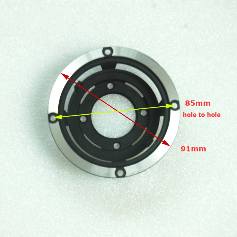 1pc 3.5 Inch Speaker Aluminum Round Basin Frame  Audio Louderspeakers Basket DIY Repair Parts Accessory