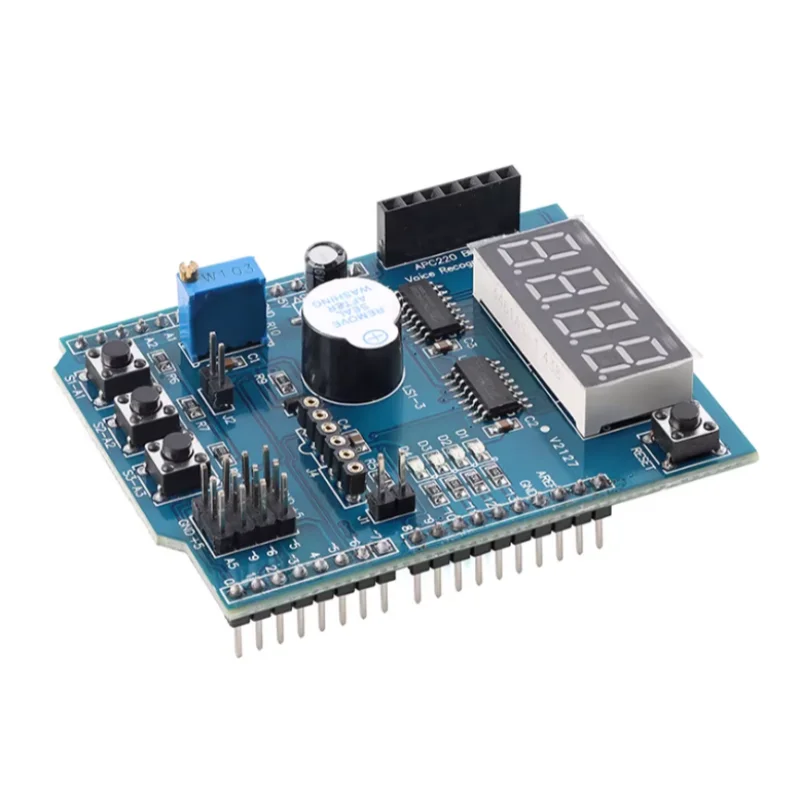 5pcs UNO R3 Multifunction Expansion Board Module Basic Learning Kit Microcontroller Development Board Sensor Interface