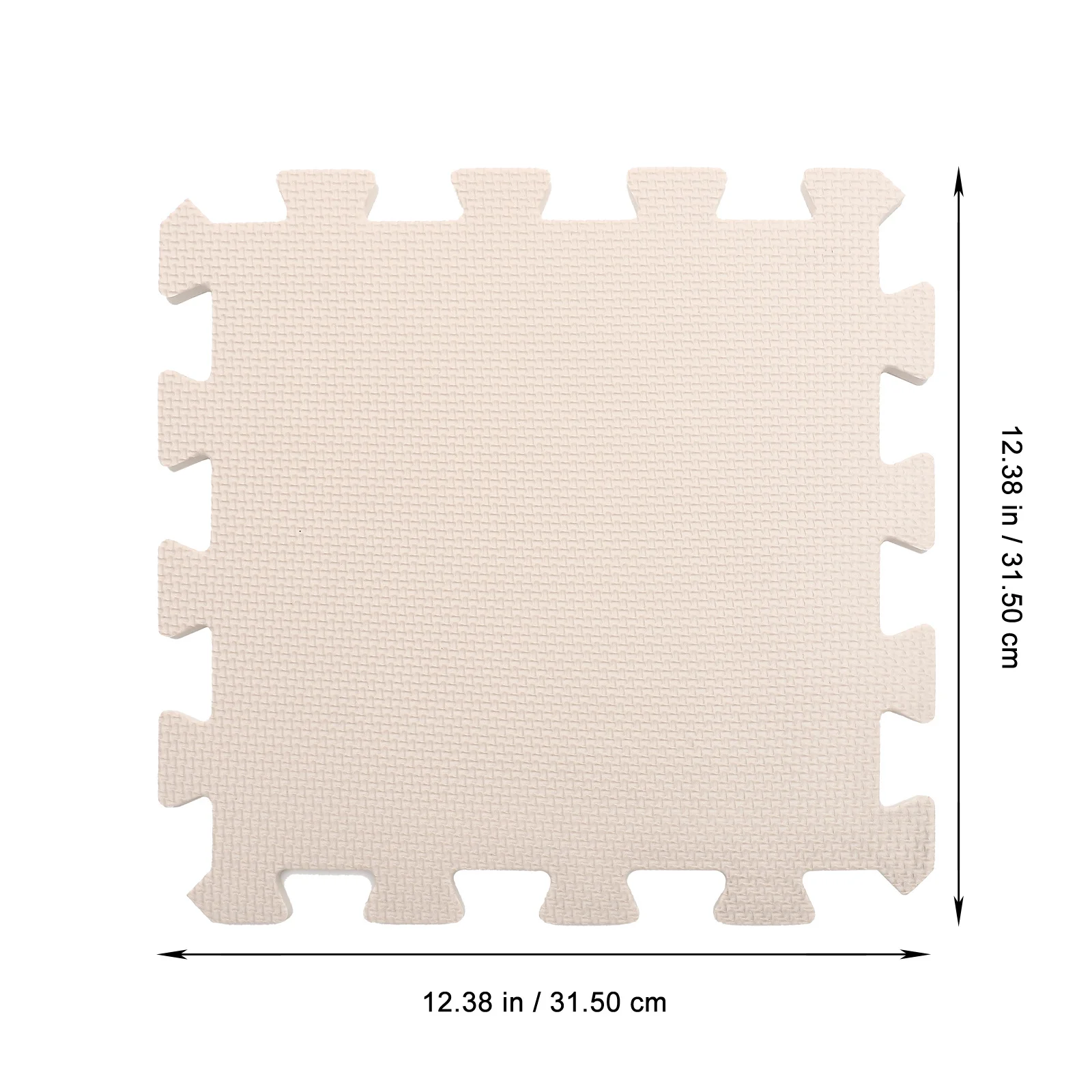 

9pcs Beige Removable Portable Foam Knitting Pad Random Pattern High Grade Material Unique Shape Crochet Blocking Board Knitting