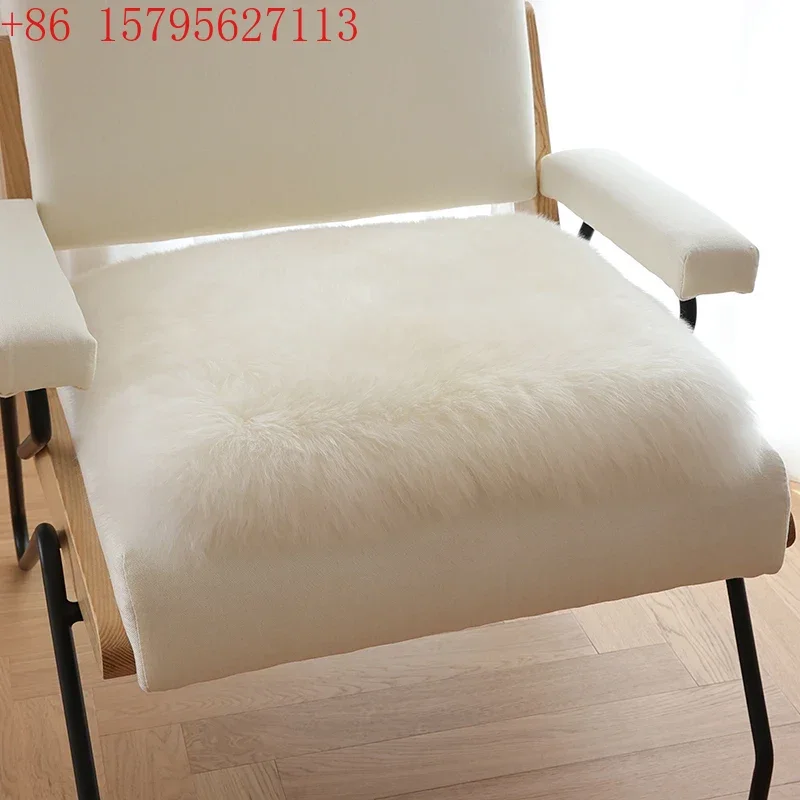 

Australian Whole Sheepskin Pad Home Wool Sofa Cushion Office Chair Comfort Mat Bedroom Soft Bay Window Pad Thick Floor Mat