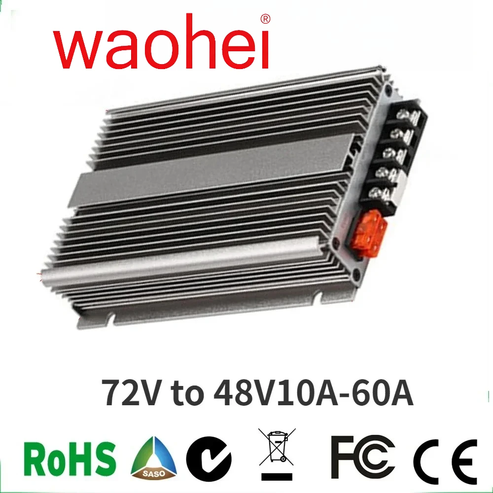 72v to 48v 10A-60A DC DC Step Down Power Converter 56v 60v 64v 70v 72v 88v Buck Converter Reducer With ACC CE RoHS High Quality