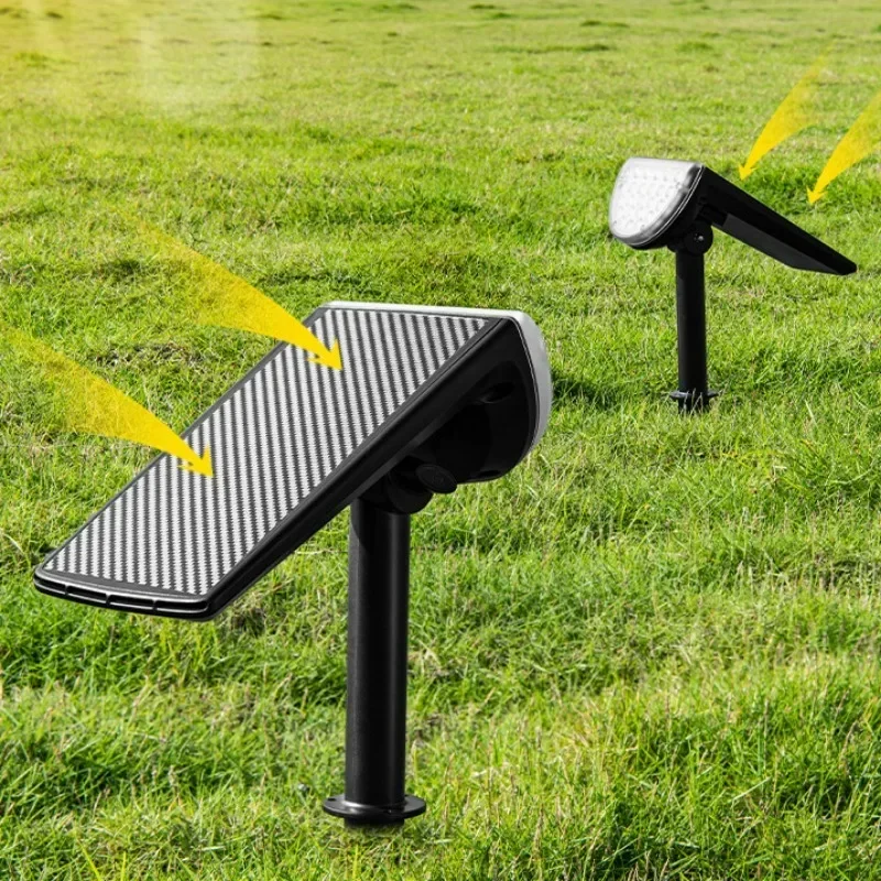 24 Led Solar Powered Lamp Adjustable Solar Spotlight In-Ground IP65 Waterproof Landscape Wall Light Outdoor Lighting