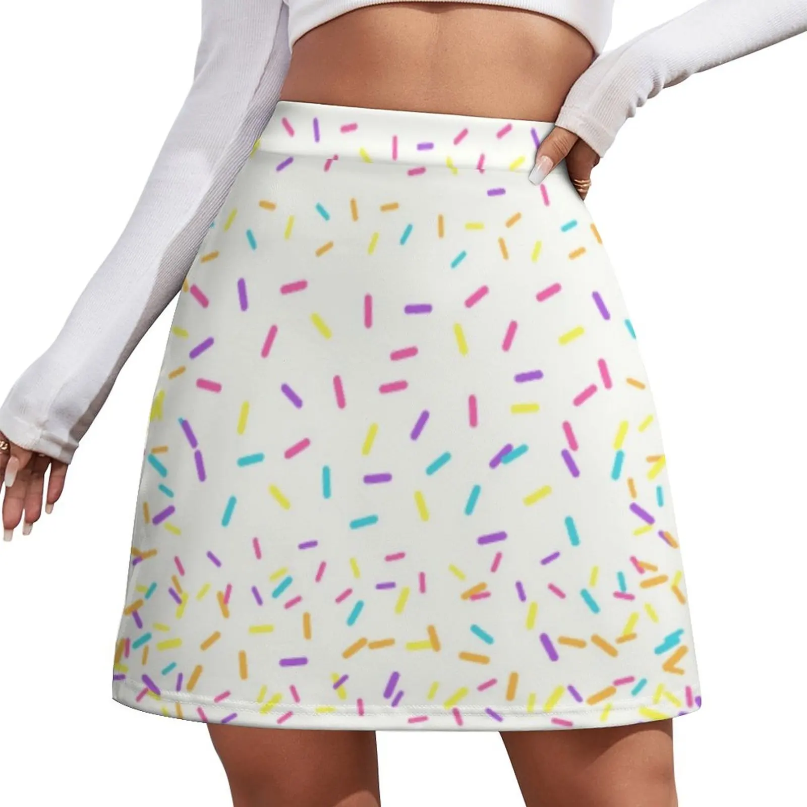 

Birthday Cake Sprinkles Pattern Mini Skirt night club outfit fairy grunge fashion