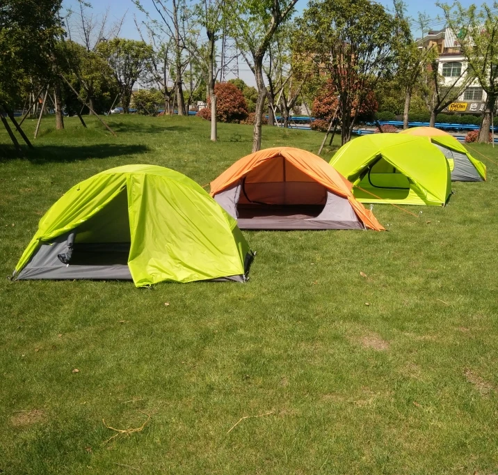 경량 방수 더블 레이어 캠핑 텐트 이미지