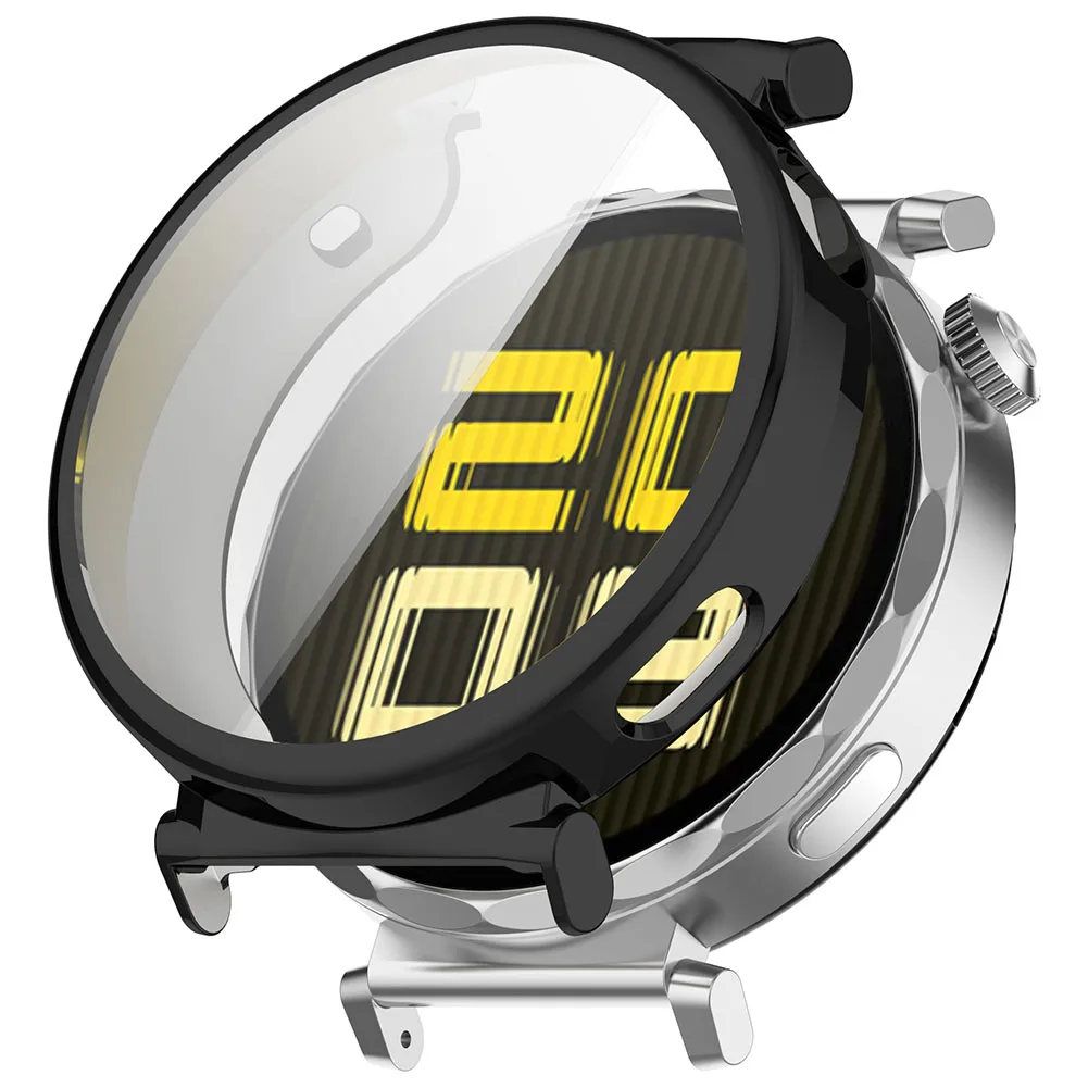 TPU Full Case ฝาครอบทั้งหมดป้องกันหน้าจอกันชนหน้าจอป้องกันกรณี Soft TPU กันชนสําหรับ Huawei Watch GT5 46 มม.41 มม.