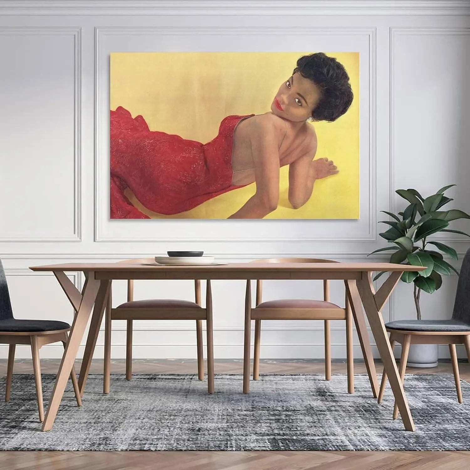 Eartha Kitt صورة أبيض وأسود خمر طباعة ملصق (26) الملصقات جدار الفن اللوحة قماش غرفة المعيشة يطبع Bedr