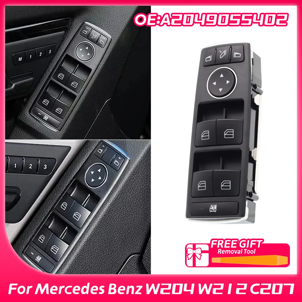 A2049055402 Electric Power Master Window Switch For Mercedes Benz W204 W212 C207 A207 C E Class X204 Car Accessories