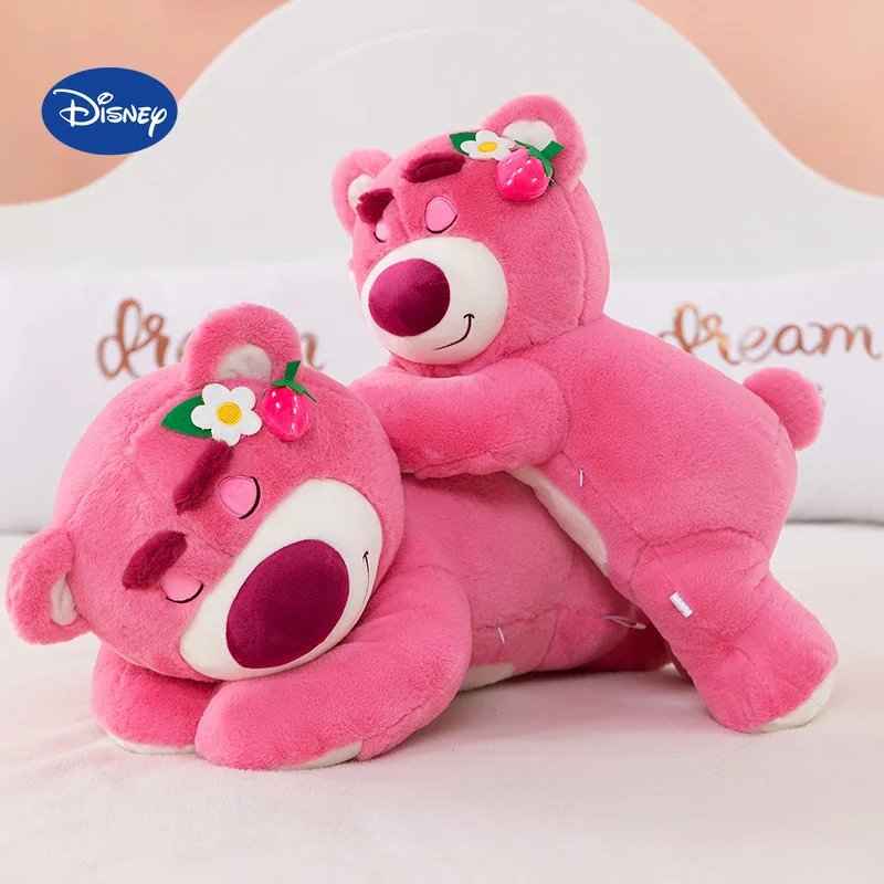 28-50cm Disney Toy Story 3 Lotso Plush Toys Pillow Cartoon Strawberry Bear Plush Doll Kawaii Anime Bear Stuffed Doll Boys Gifts