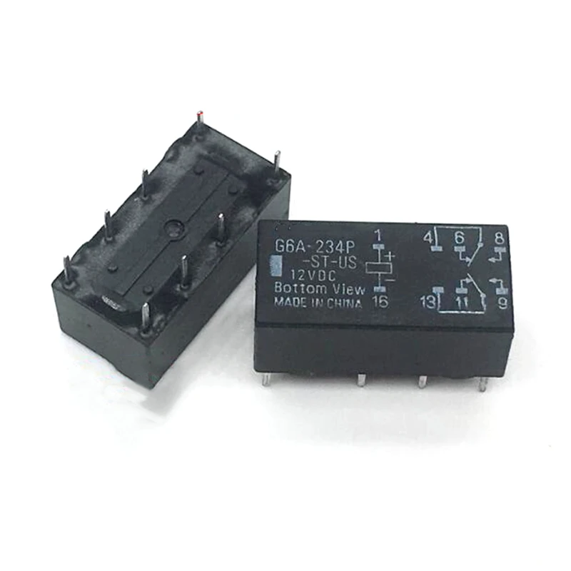 

HOT NEW 5V relay G6A-234P-ST-US 5VDC G6A-234P-ST-US-5VDC G6A234PSTUS G6A-234P 5V 5VDC DC5V 8PIN