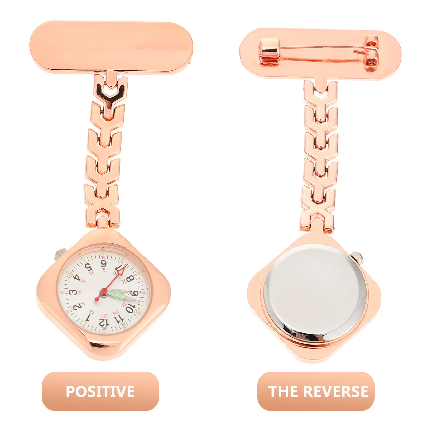 

1Pcs Medical Pocket Watch Luminous Nurse Chest Watch for Doctors Nurses Nursing Staff Students Lightweight Durable