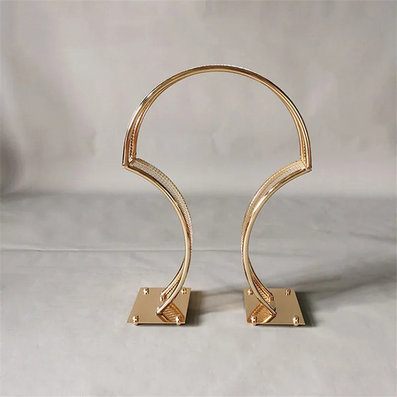 

High Quality Wedding Table Flower Stand Rack Gold Center Pieces Decorations Weddings Party