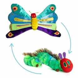 New Cute Books The very hungry caterpillar Change Butterflies Plush 40CM Kids Stuffed Toys For Children Christmas Gifts