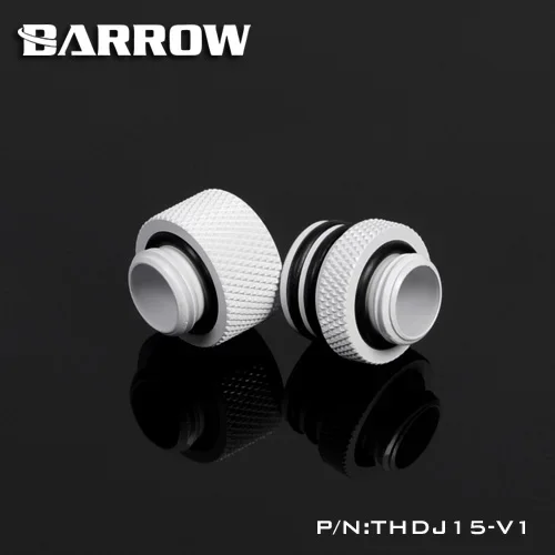 Barrow Putih Hitam Perak Emas G1 / 4 "Laki-laki Ke Laki-laki Konektor Rotary/Extenders (15-16.5Mm) PC Sistem Pendingin Air THDJ15-V1