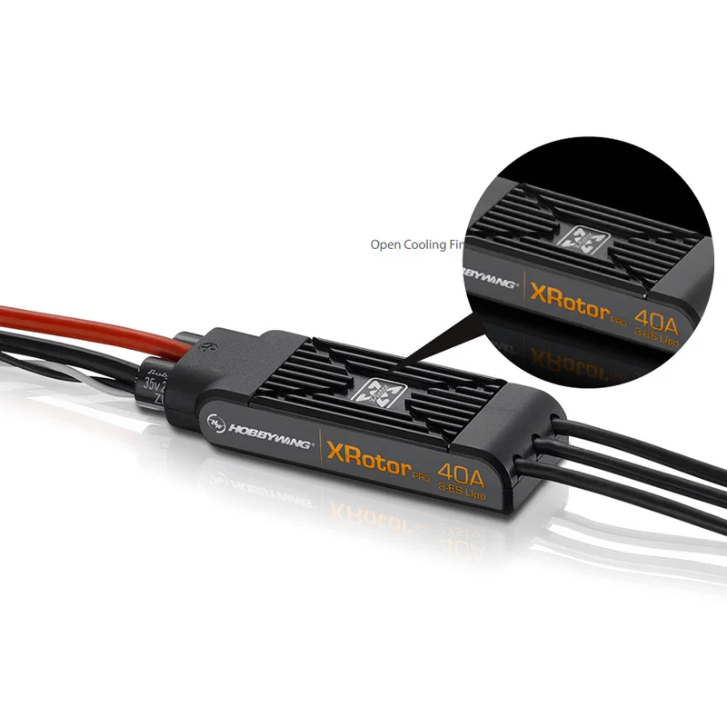 Hobbywing xrotor Pro 40A ESC NO BEC 3S-6S ชิ้น/กล่อง Lipo ไร้แปรง ESC DEO สำหรับโดรนอาร์ซีหลายเพลา