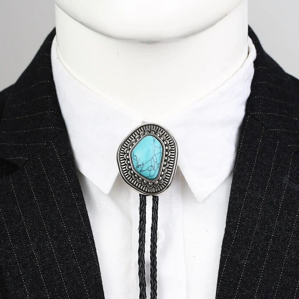 New Bolo Necktie Irregular Personality Necklace Bowtie Retro Western Fashion Men Women Wedding Banquet Accessories Party Gifts