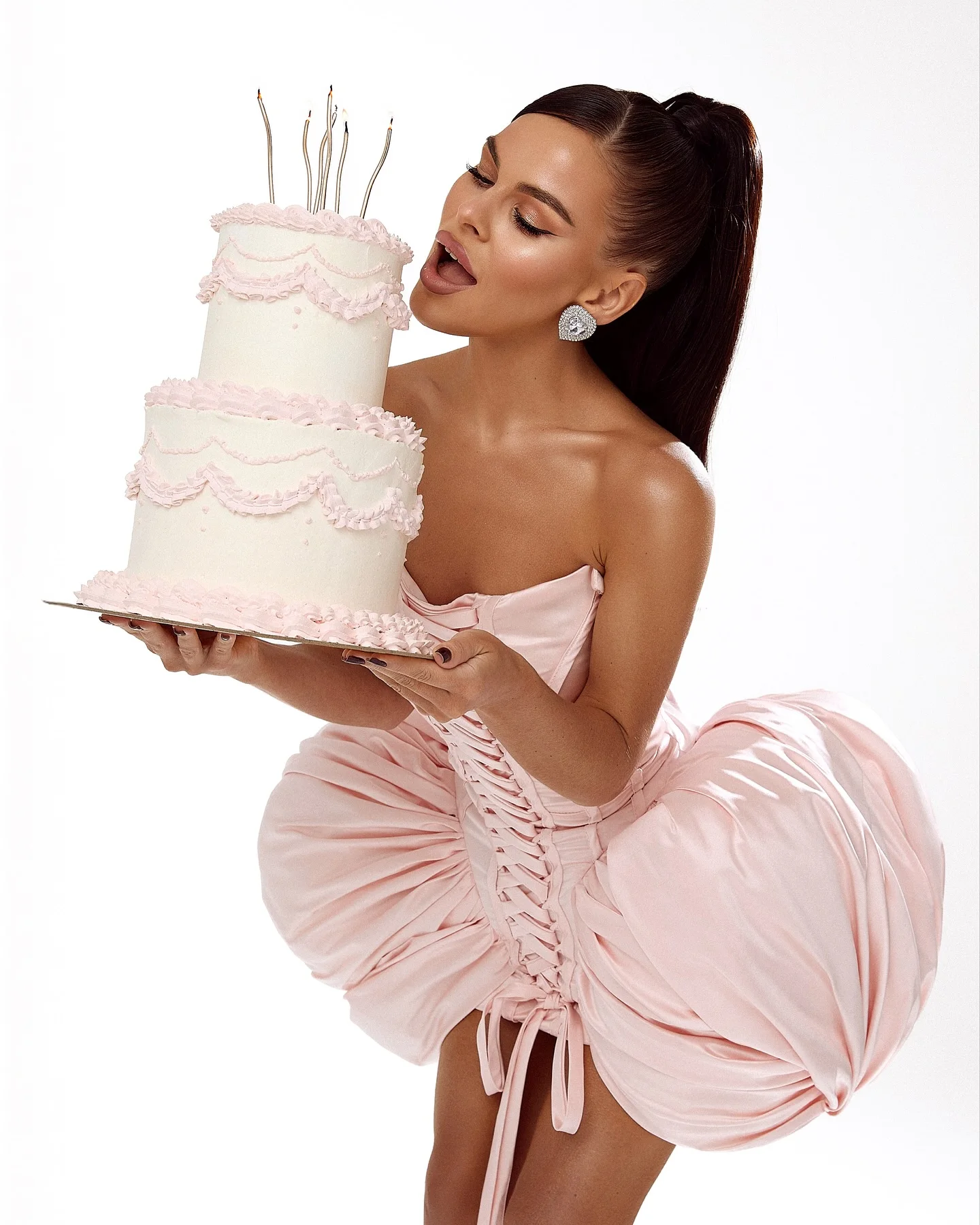 Mini vestido rosa llamativo, corsé sin tirantes con parte inferior de burbuja única, vestidos cortos de cóctel para mujer, vestido Formal de cumpleaños para niñas