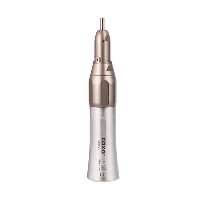 COXO CX235-2 S-2 1:1 Direct Drive Electric Micromotor Compatible Contra-Angle - Low-Speed Inner Channel Transmission Handpiece