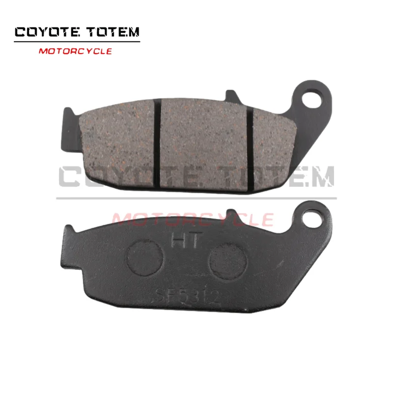 وسادات الفرامل الأمامية والخلفية للدراجة النارية مناسبة لطراز القرص المزدوج Longxin Wuji 300R/RR/AC LX300GS-B-D #4