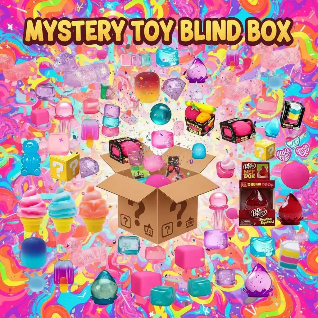 

Draws Squishy Mystery Box Random Blind Pack Slow Rising Sensory Fidget Toy Set Stress Relief For Kids Adults
