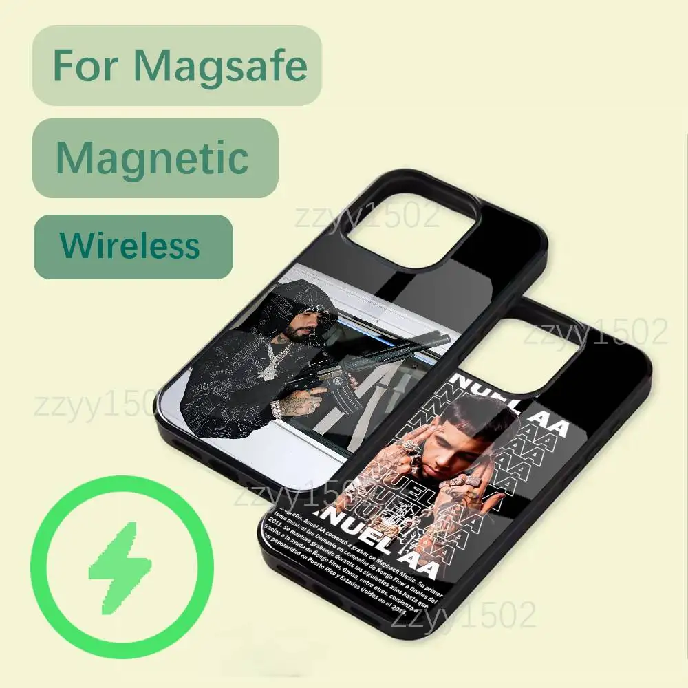 

A-Anuel AA RHLM Phone Case For iPhone 17,16,15,14,13,12,11,Pro,Max,Plus,Mini,SE4,E Magsafe Wireless Charging