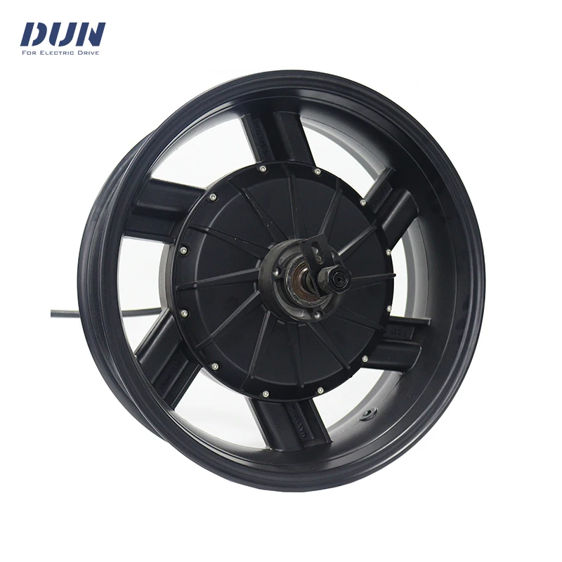 5000W 100kmh YUMAMOTOR 17*3.5inch 253 72v 50H Brushless In-Wheel Hub Motor