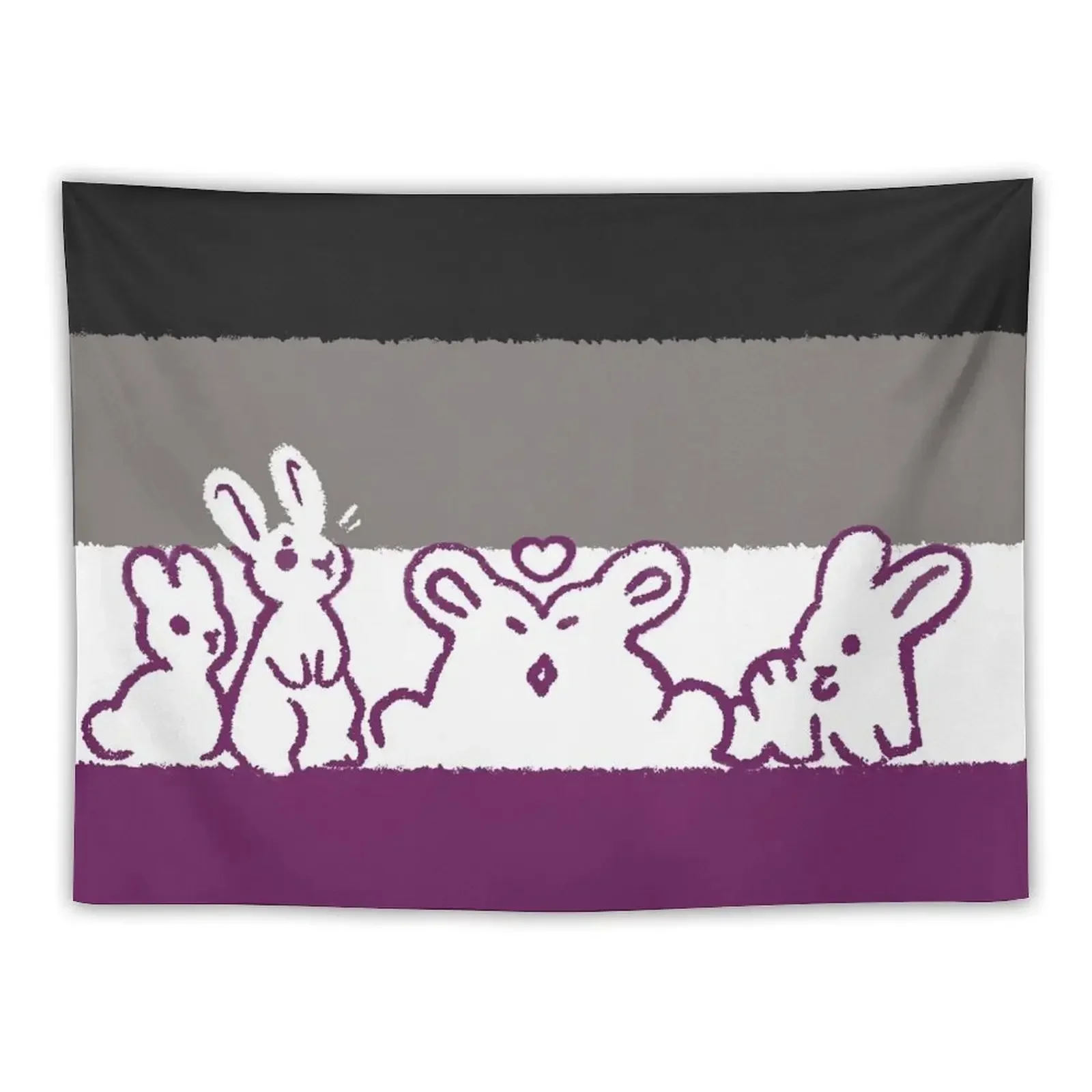 Ace Flag Bunnies Tapestry Decoration Room Room Decoration Accessories Tapestry