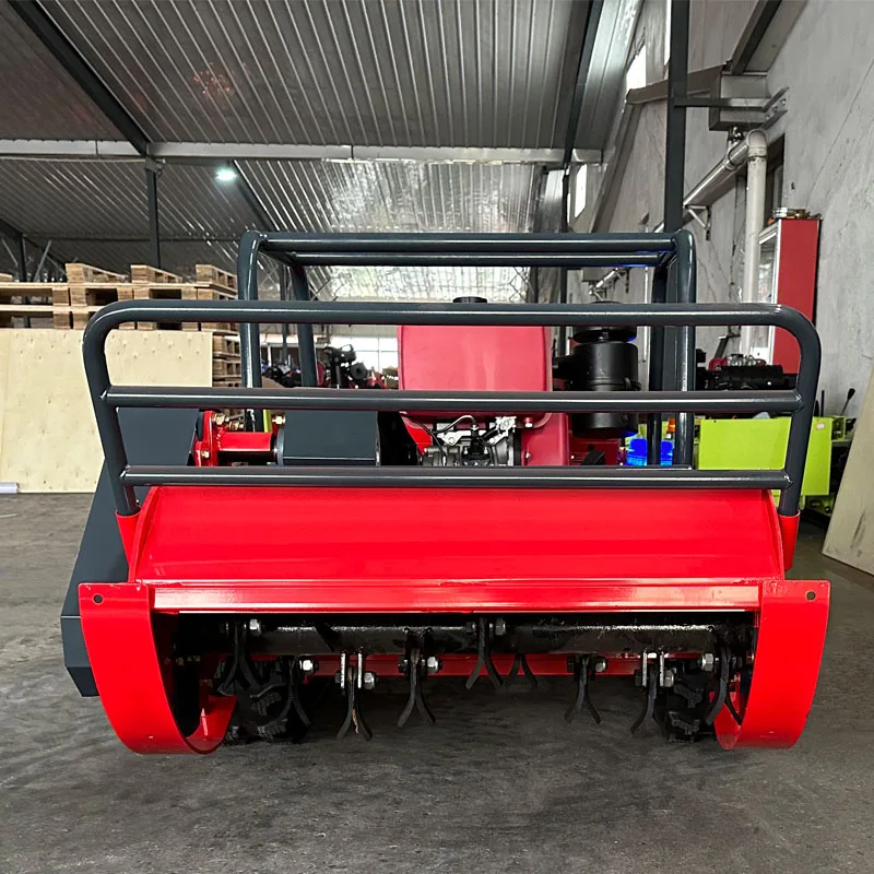 Customized, factory-direct, remote-controlled chain robot lawnmower with cordless drum tractor