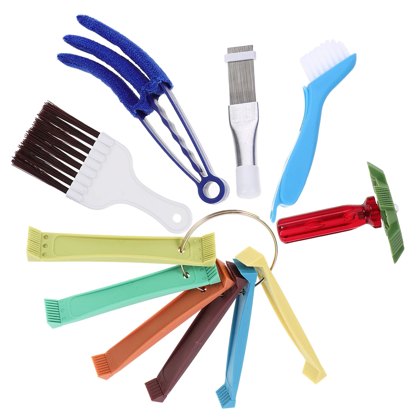 

1 set 1 Set Air Conditioner Fin Comb Tool Flexible For Ac Refrigerator Evaporator Condenser Fin Brush Repair Kit