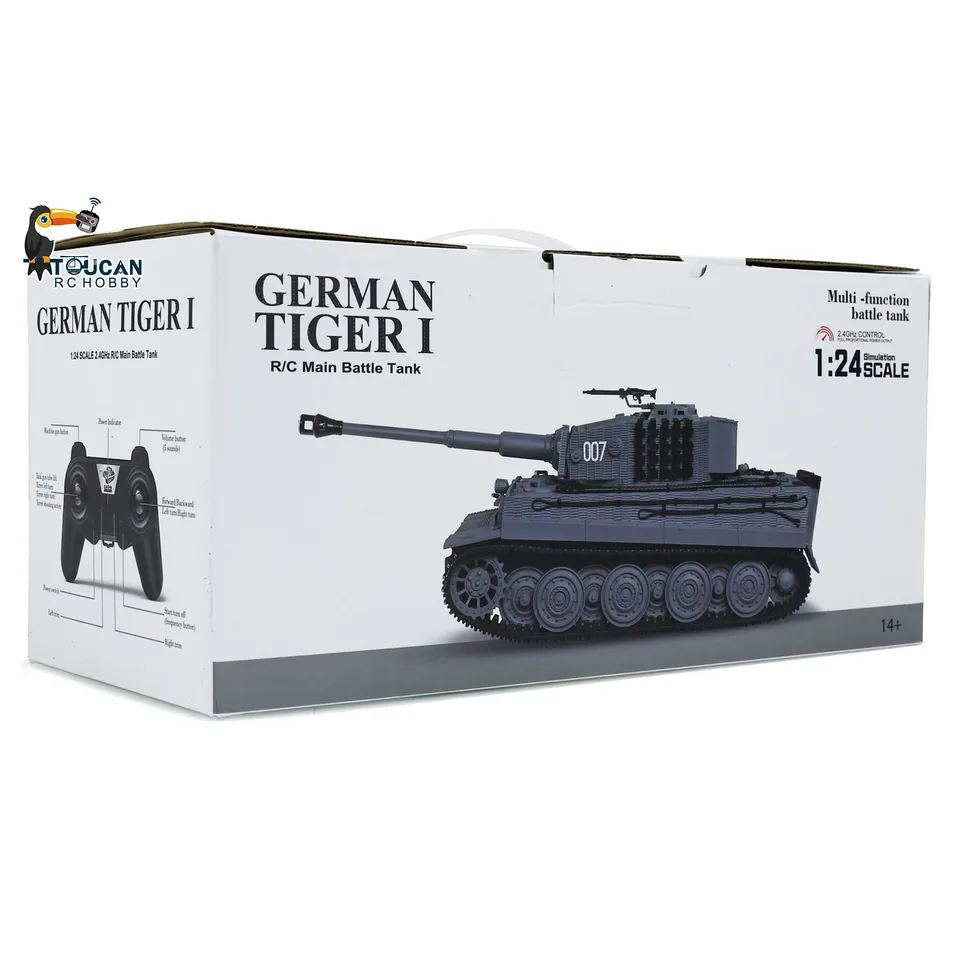 在庫あり タイゲン 1/24 RC戦車 タイガーI ラジコンミリタリータンク