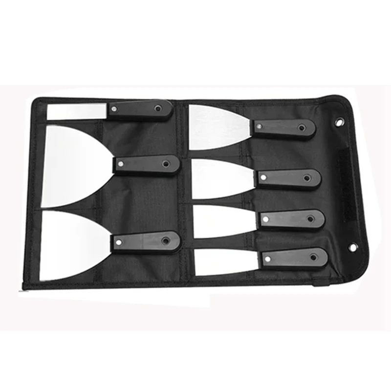 7PCS Drywall Tools, Knife Set Kit Drywall Taping Knife Set Kit Spackle Knife, Wallpaper Scraper Puttys Knives, Paint Remove