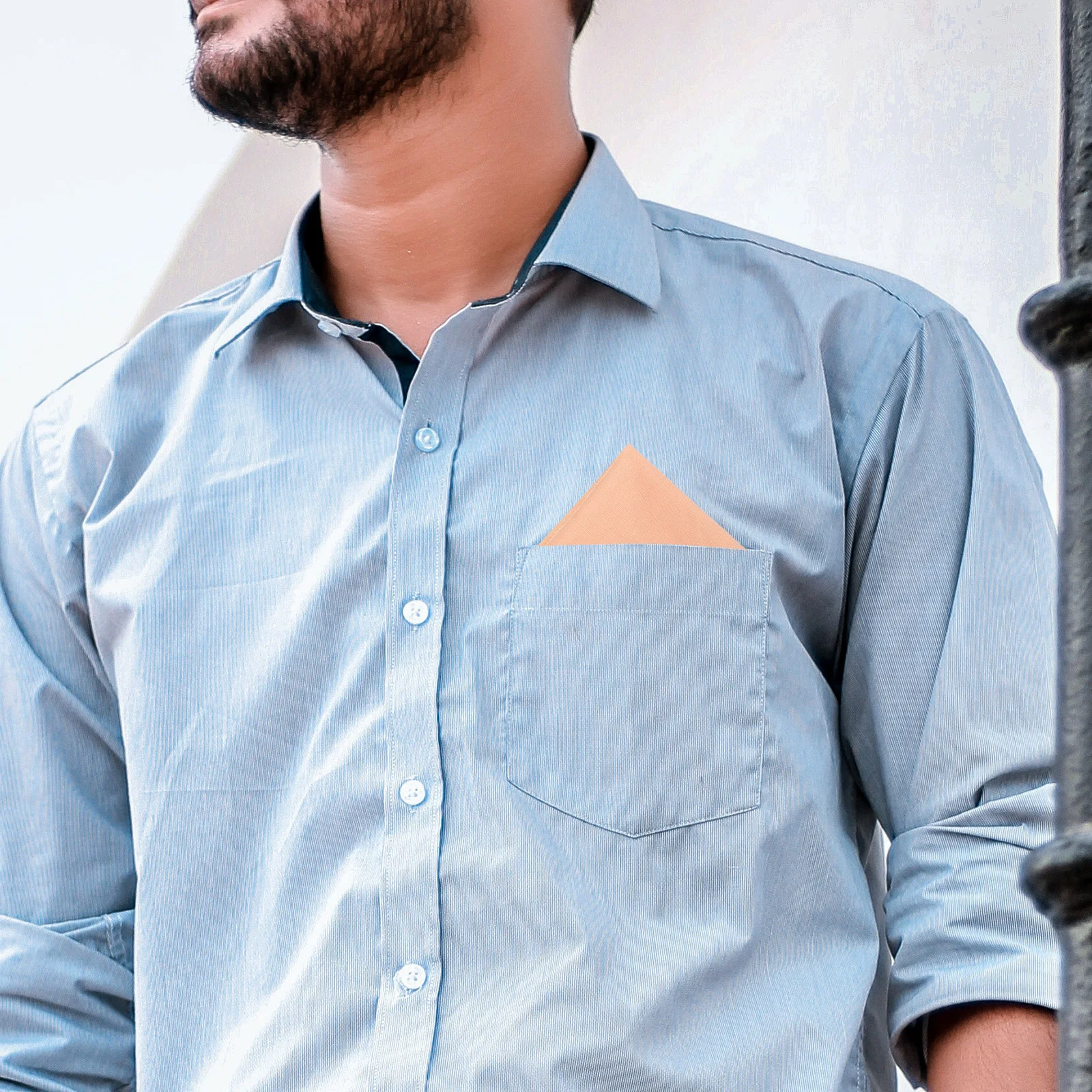 3 قطعة منديل قطن عالي الكثافة جيب مربع دائم لينة تنفس حجم كبير ريترو خمر الرجال باندانا حفلة الشاي #5