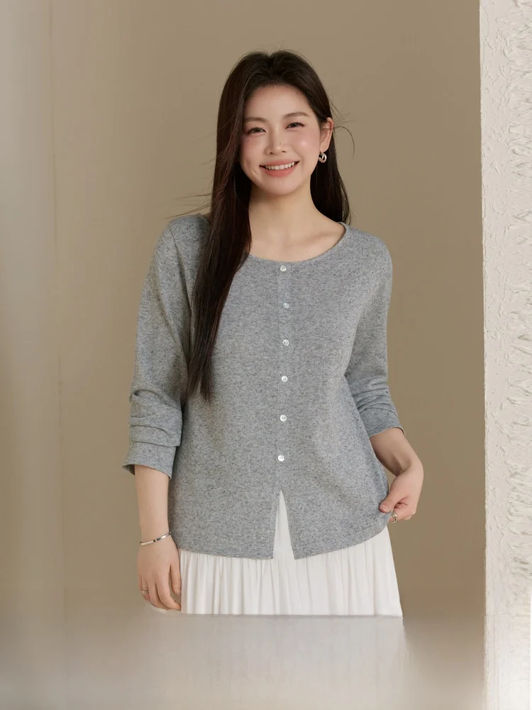 

Linen Blend Knitwear Asymmetrical Design plus Size Women's Fashion Spring Summer New Arrival Comfortable Breathable Polyester...