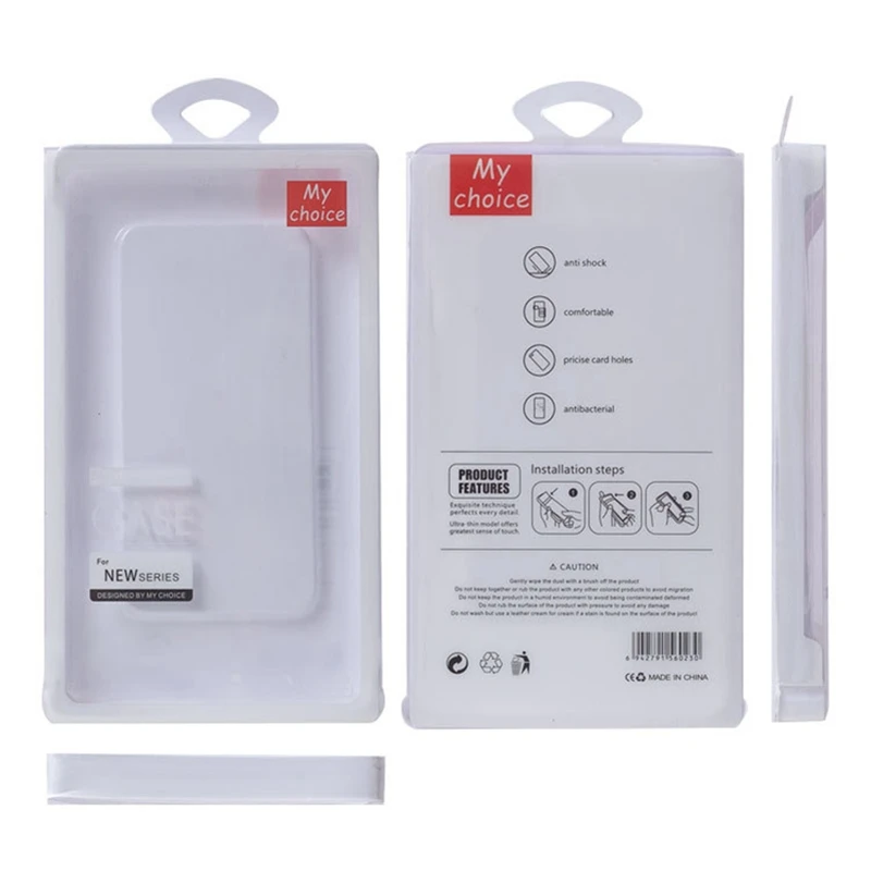 Caixa blister de pvc removível universal para samsung s25/s25 plus/s25 ultra capa de telefone extra grande embalagem de capa de telefone com bandeja