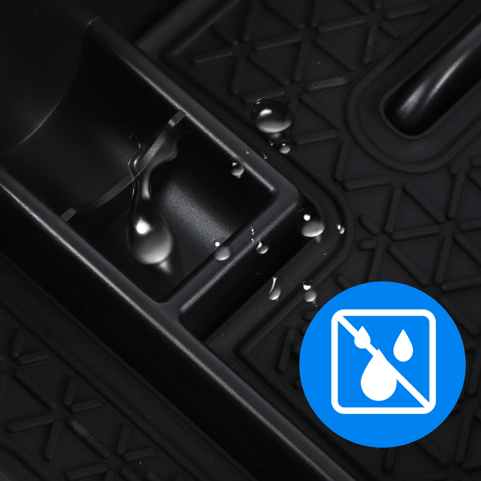 

Car Box Multi-Functional Organizer For Vehicle Compartments Pp Material Red Car Interior Storage Tray For Small Items