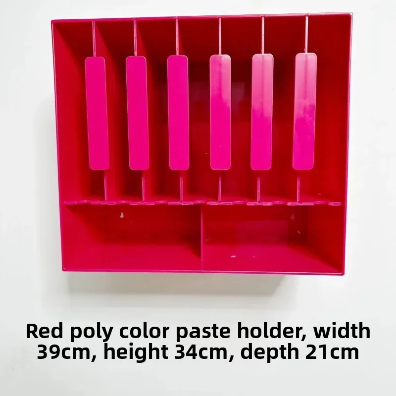 Hair locker dye rack hanging display storage rack with ABS material for salon use
