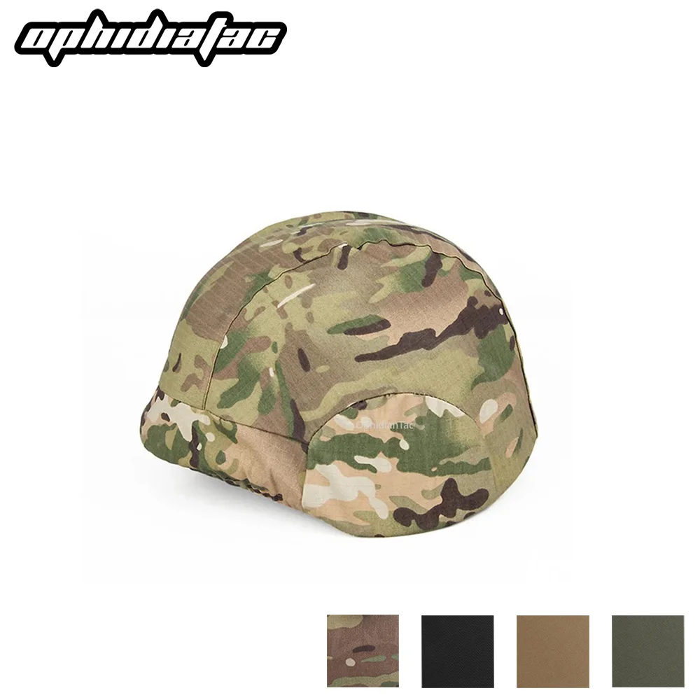 OPHIDIAN pyłoszczelny materiałowy pokrowiec na kask odpowiedni do kasku M88 wielofunkcyjny pokrowiec ochronny Outdoor Sports Airsoft Equipment He