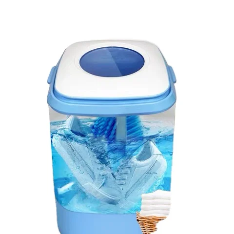 50% Discount Smart Automatic Portable Shoes Washer Mini Washing Machine Electric Plastic Ce Household Freestanding IPX4 Grade 3